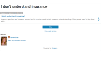 Tablet Screenshot of dontunderstandinsurance.blogspot.com