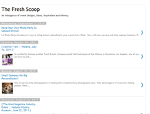 Tablet Screenshot of fresheventideas.blogspot.com