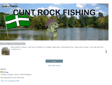 Tablet Screenshot of cuntrockfishing.blogspot.com