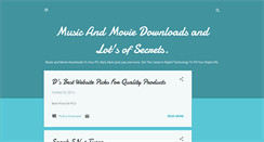 Desktop Screenshot of musicdownload-one4home.blogspot.com
