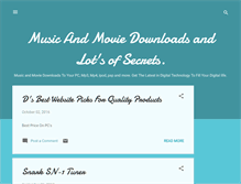 Tablet Screenshot of musicdownload-one4home.blogspot.com