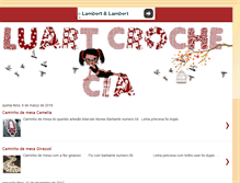 Tablet Screenshot of luartcroche.blogspot.com