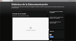 Desktop Screenshot of didacticaeducomunicacionzu.blogspot.com