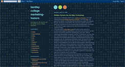 Desktop Screenshot of bentleycollegemarketinghonors.blogspot.com