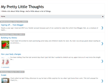 Tablet Screenshot of myprettylittlethoughts.blogspot.com