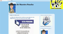 Desktop Screenshot of elrincondemaestropancho.blogspot.com