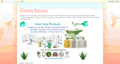 Desktop Screenshot of green-issues.blogspot.com