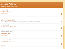 Tablet Screenshot of collageartistry.blogspot.com