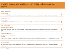 Tablet Screenshot of coffeelovecoffee.blogspot.com