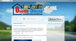 Desktop Screenshot of osiedlesliczna.blogspot.com