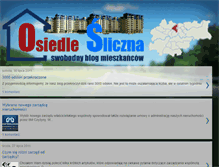 Tablet Screenshot of osiedlesliczna.blogspot.com