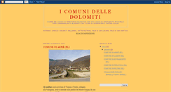 Desktop Screenshot of comunidolomiti.blogspot.com