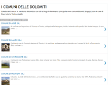 Tablet Screenshot of comunidolomiti.blogspot.com