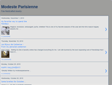 Tablet Screenshot of modesteparisienne.blogspot.com