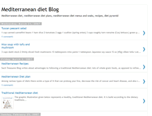 Tablet Screenshot of mediterraneandietblog.blogspot.com