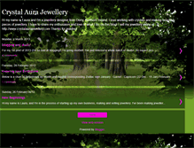 Tablet Screenshot of crystalaurajewellery.blogspot.com