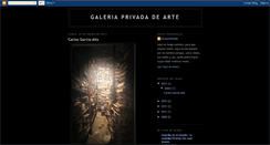 Desktop Screenshot of galeriaprivadadearte.blogspot.com