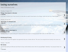 Tablet Screenshot of lostincaring.blogspot.com
