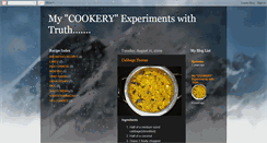 Desktop Screenshot of mycookeryexperimentswithtruth.blogspot.com