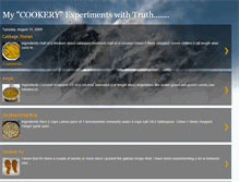 Tablet Screenshot of mycookeryexperimentswithtruth.blogspot.com