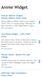 Mobile Screenshot of anime-widget.blogspot.com