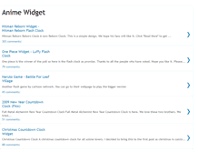 Tablet Screenshot of anime-widget.blogspot.com