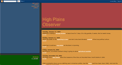 Desktop Screenshot of highplainsobserver.blogspot.com