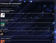 Tablet Screenshot of caminante-cronicasdelcaminante.blogspot.com