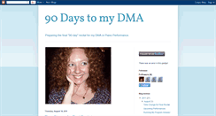 Desktop Screenshot of 90daystomydma.blogspot.com