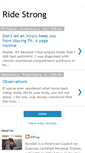 Mobile Screenshot of prayeq-ridestrong.blogspot.com