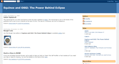Desktop Screenshot of equinoxosgi.blogspot.com