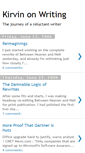 Mobile Screenshot of kirvinonwriting.blogspot.com