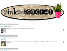 Tablet Screenshot of pinkpotcactus.blogspot.com