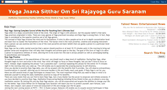 Desktop Screenshot of omsrirajayoga.blogspot.com