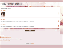 Tablet Screenshot of pinoystoryfantasy.blogspot.com