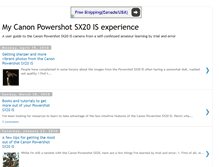 Tablet Screenshot of powershotsx20isguide.blogspot.com