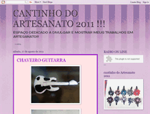 Tablet Screenshot of cantinhodoartesanato2011.blogspot.com