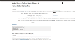 Desktop Screenshot of makemoneyonline2get.blogspot.com