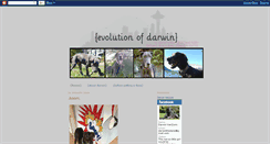 Desktop Screenshot of evolutionofdarwin.blogspot.com