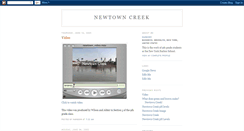 Desktop Screenshot of newtowncreek.blogspot.com