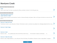 Tablet Screenshot of newtowncreek.blogspot.com