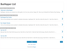 Tablet Screenshot of bushopper.blogspot.com
