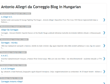 Tablet Screenshot of antonioallegridacorreggio.blogspot.com