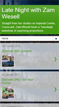 Mobile Screenshot of latenightwithzamwesell.blogspot.com