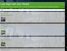 Tablet Screenshot of latenightwithzamwesell.blogspot.com