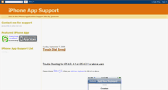 Desktop Screenshot of iphoneappsupport.blogspot.com