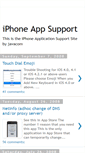 Mobile Screenshot of iphoneappsupport.blogspot.com