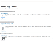 Tablet Screenshot of iphoneappsupport.blogspot.com