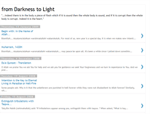 Tablet Screenshot of fromdarkness-light.blogspot.com