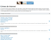 Tablet Screenshot of crimesdeinternet.blogspot.com